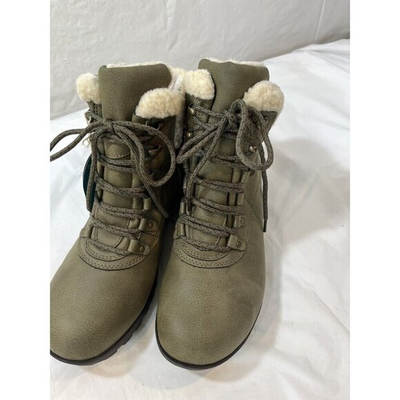 JBU Women’s RedRock W.P Fashion Boot Olive  size 9 new - Picture 14 of 15